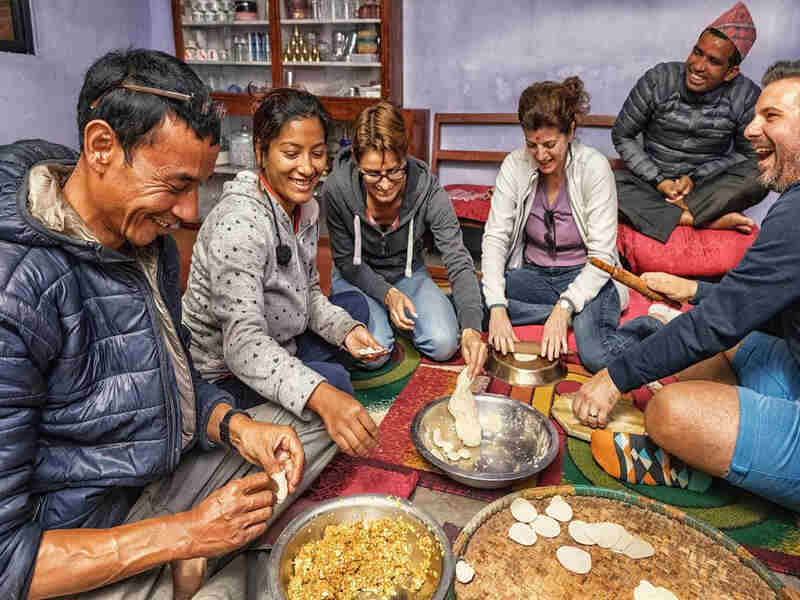 Lunch with Local Family